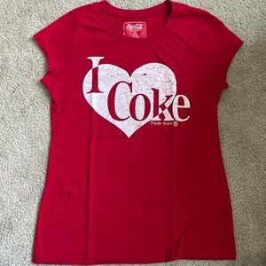 Coca Cola I heart Coke shirt XL